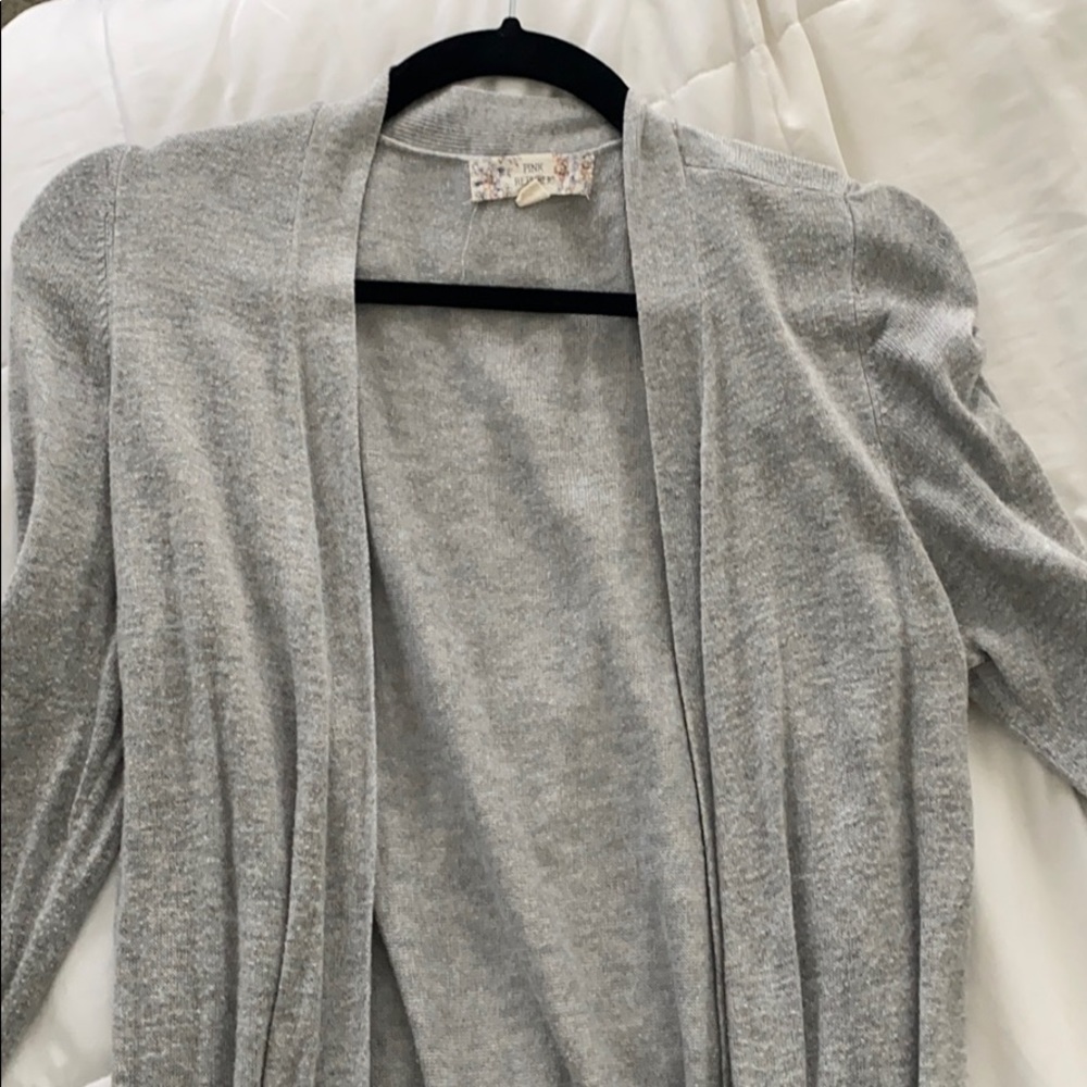 grey kohl’s cardigan